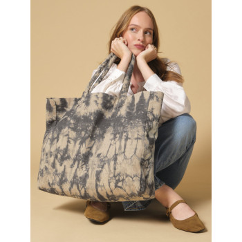 Shopper personalizzate con logo - Tie Dye Canvas Tote bag
