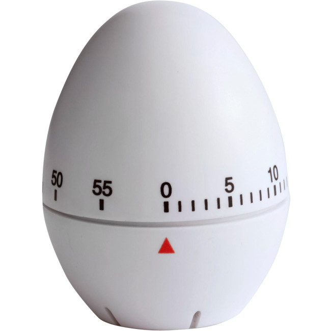 Timer cucina personalizzati con logo - Timer da cucina Ronan | Plastica | Forma a uovo