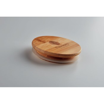 Tazze termiche personalizzate con logo - TIRANA LARGE - Bicchiere in vetro 450 ml