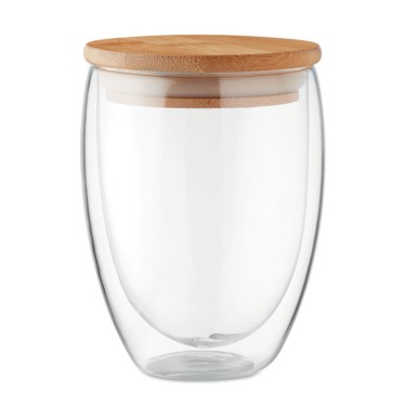 Tazza personalizzata con logo - TIRANA MEDIUM - Bicchiere in vetro 350 ml