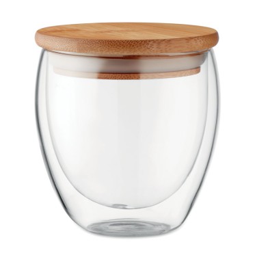 Tazza personalizzata con logo - TIRANA SMALL - Bicchiere in vetro 250 ml