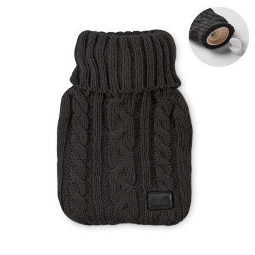 Borsa acqua calda 450ml con custodia acrilico lavorato