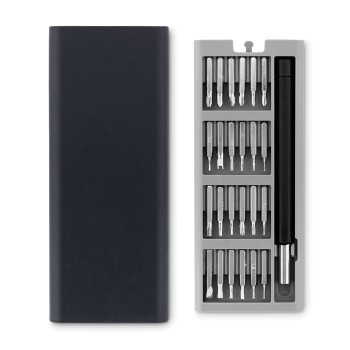 cacciaviti personalizzati con logo aziendale - TOOLBOX - Set 24 cacciaviti