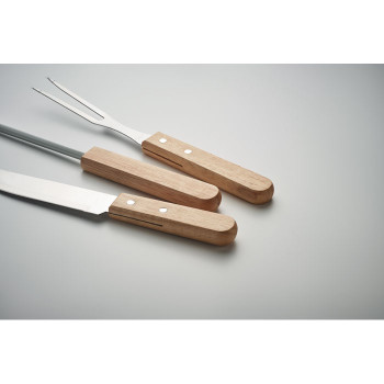 TOOLDERA - Attrezzi da barbecue in acciaio