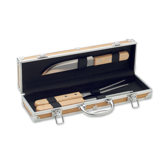 TOOLDERA - Attrezzi da barbecue in acciaio