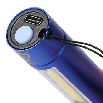 gadget ecologici con logo - Torcia alluminio riciclato COB Sami