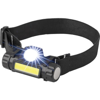 Torcia frontale Mina | Plastica | LED + COB | Ricaricabile USB-C