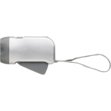 Gadget ecologico ecosostenibile personalizzato - regalo aziendale - Torcia tascabile a dinamo, in ABS Tristan