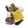 Set pulizia scarpe 5 pezzi in scatola di latta e accessori