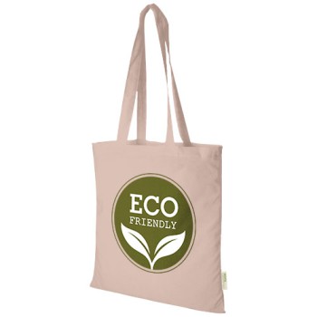 Tote bag in cotone biologico GOTS 100 g/m² Orissa - 7L