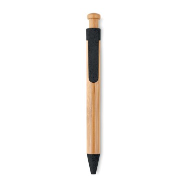 Penne in legno personalizzate con logo - TOYAMA - Penna a sfera in bamboo