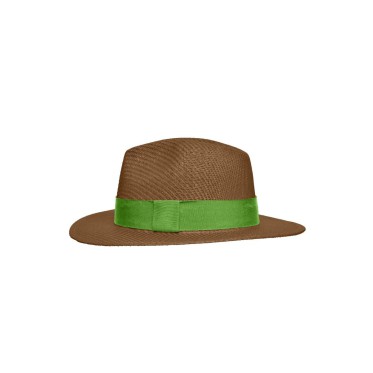 Cappelli uomo paglia naturale personalizzati con logo - Traveller Hat