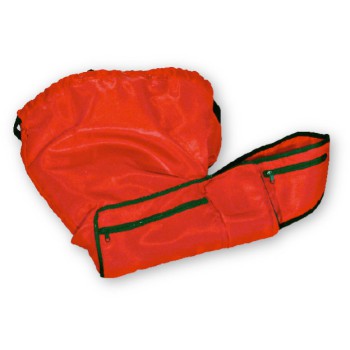 tre in uno: zaino, borsa e marsupio