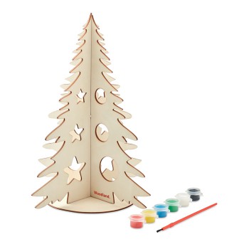 gadget di natale personalizzati - TREE AND PAINT - Albero di Natale fai da te