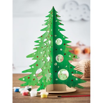 gadget di natale personalizzati - TREE AND PAINT - Albero di Natale fai da te