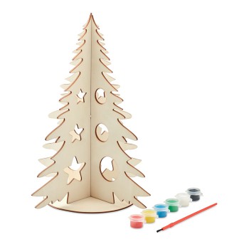 gadget di natale personalizzati - TREE AND PAINT - Albero di Natale fai da te