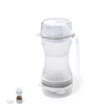 Set Alimentazione Personalizzabile Doppio Scomparto Con Coperchi Multiuso