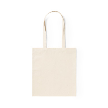 Borsa personalizzabile in cotone resistente con manici lunghi 70 cm