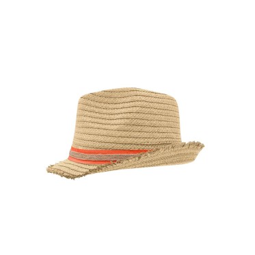 Cappelli uomo paglia naturale personalizzati con logo - Trendy Summer Hat