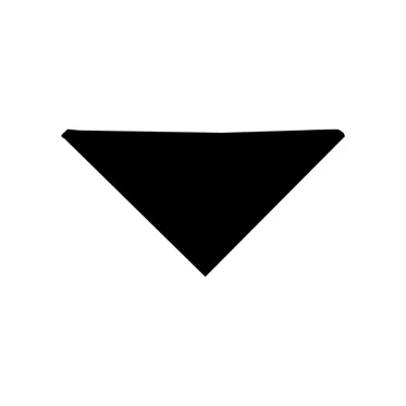 Foulard triangolare personalizzabile Karlowsky in poliestere e cotone