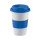 Bicchiere in ceramica personalizzabile con coperchio e anello silicone 400ml