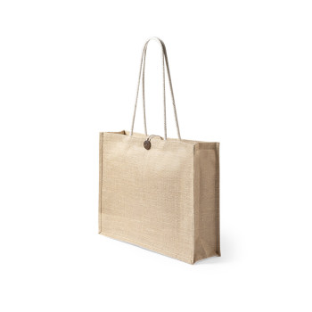 Borse shopper juta personalizzate con logo - Triex