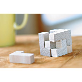 Giochi bambini personalizzati con logo - TRIKESNATS - Puzzle in legno in astuccio