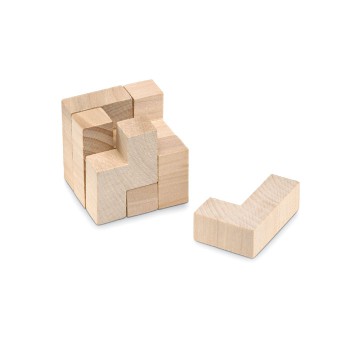 Giochi bambini personalizzati con logo - TRIKESNATS - Puzzle in legno in astuccio