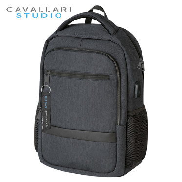 Zaino personalizzabile poliestere 600D con tasche organizzate e porta USB