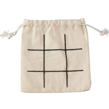 gadget ecologici con logo - Tris | Legno | Sacchetto di cotone
