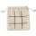 Gioco tris in legno naturale Impression con sacchetto cotone e fiches