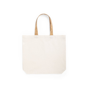 Shopper personalizzabile con manici in sughero naturale resistente
