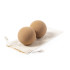 Palleperlo in sughero naturale set 2 pezzi con sacchetto in cotone