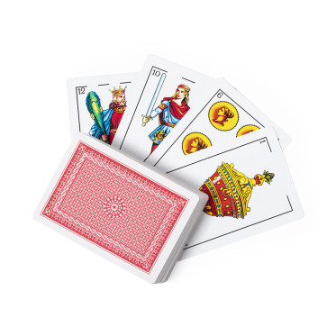 Carte da gioco spagnole personalizzabili 50 pezzi con custodia resistente