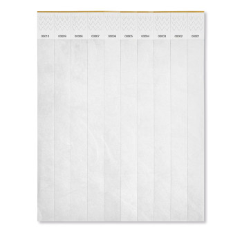 Braccialetti identificativi personalizzati con logo -  TYVEK - Braccialetto Tyvek®