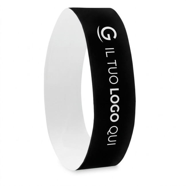 Braccialetti identificativi personalizzati con logo - Tyvek® Braccialetto personalizzabile 19 mm resistente e numerato Europa
