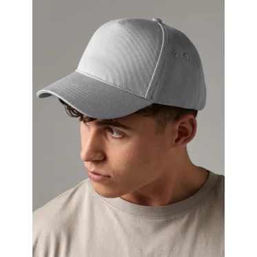 Cappellino personalizzabile Beechfield 5 pannelli cotone twill regolabile