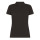 Polo donna slim-fit Black Spider in cotone organico personalizzabile