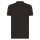 Polo slim-fit personalizzabile Black Spider in cotone organico