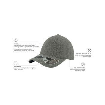 Cappellino baseball personalizzato con logo - Uni-Cap Polarfleece