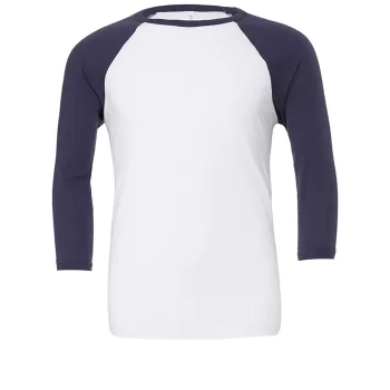 Unisex 3/4 Sleeve Baseball Tee