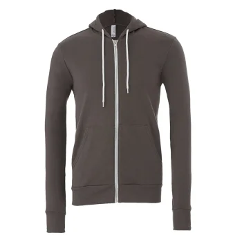 Unisex Sponge Fleece Full-Zip Hoodie