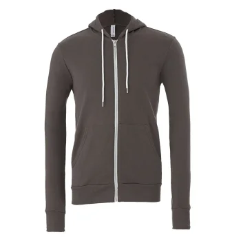 Unisex Sponge Fleece Full-Zip Hoodie