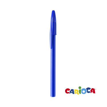 Biro personalizzabile fusto liscio inchiostro blu intenso