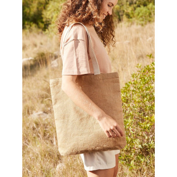 borse juta personalizzate - Unlaminated Jute Tote