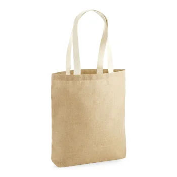 Borse shopper juta personalizzate con logo - Unlaminated Jute Tote