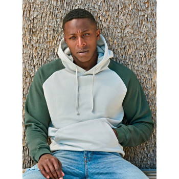 felpe uomo personalizzate - Urban Two-Tone Hooded Sweatshirt