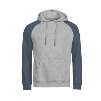 felpe uomo personalizzate - Urban Two-Tone Hooded Sweatshirt