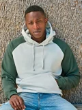 Urban Two-Tone Hooded Sweatshirt