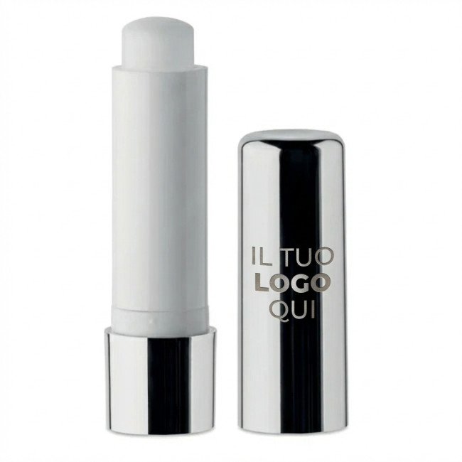 Burrocacao Personalizzati con Logo - UV Gloss Stick Burro Di Cacao personalizzabile protezione SPF10 vaniglia